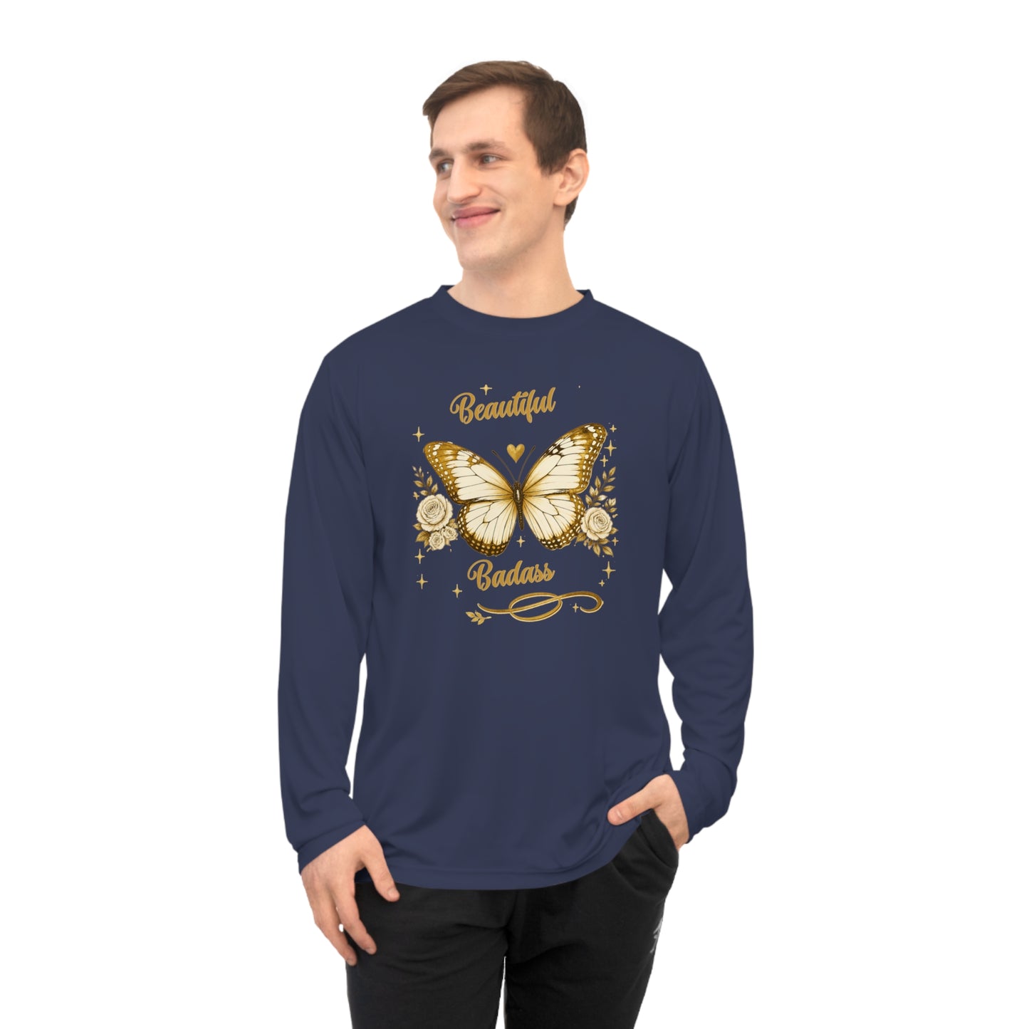 Beautiful Badass Butterfly Long Sleeve Shirt