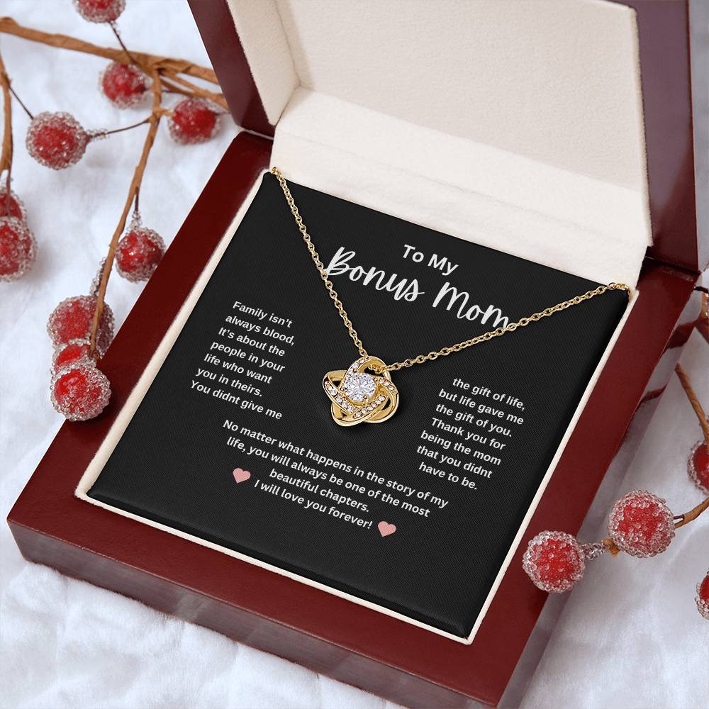 Bonus Mom Love Knot Necklace I Mother's Day Gift I Come's from the heart!
