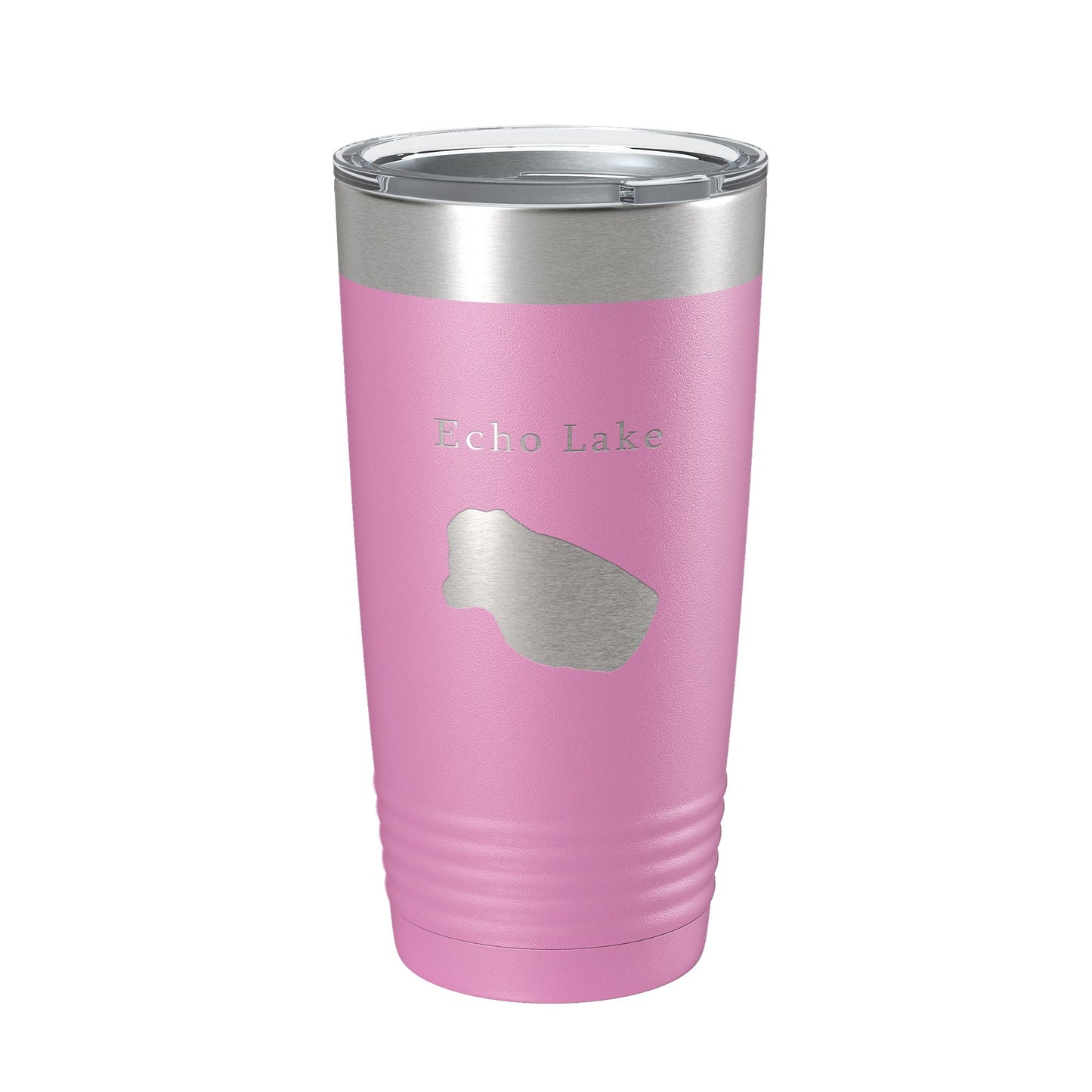 Echo Lake Map Tumbler Travel Mug Insulated Laser Engraved Coffee Cup Colorado 20 oz-14