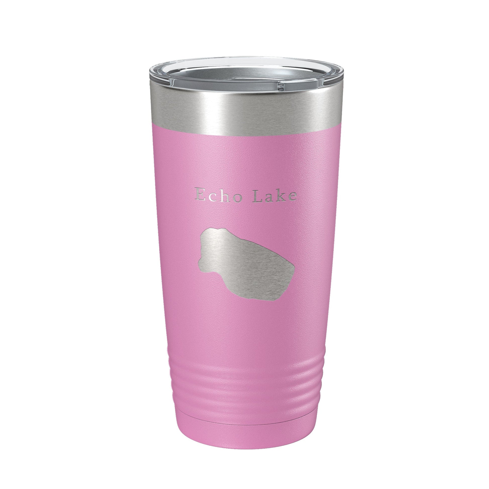 Echo Lake Map Tumbler Travel Mug Insulated Laser Engraved Coffee Cup Colorado 20 oz-14