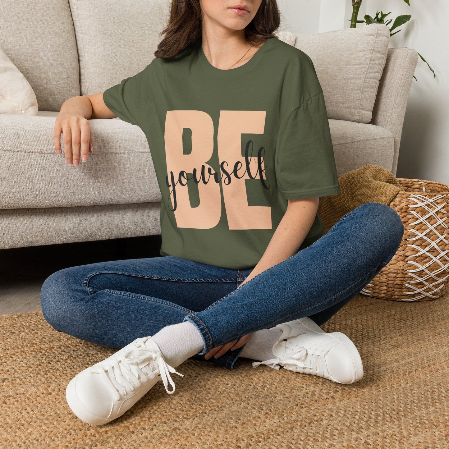 BE Yourself T-Shirt — Positive Message Graphic Tee