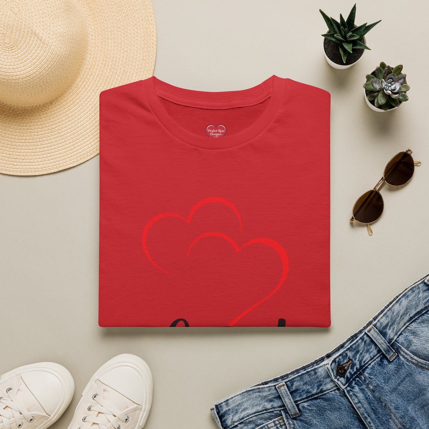 Love Heart T-Shirt — Romantic Red Heart Design for Valentine’s Day & Everyday