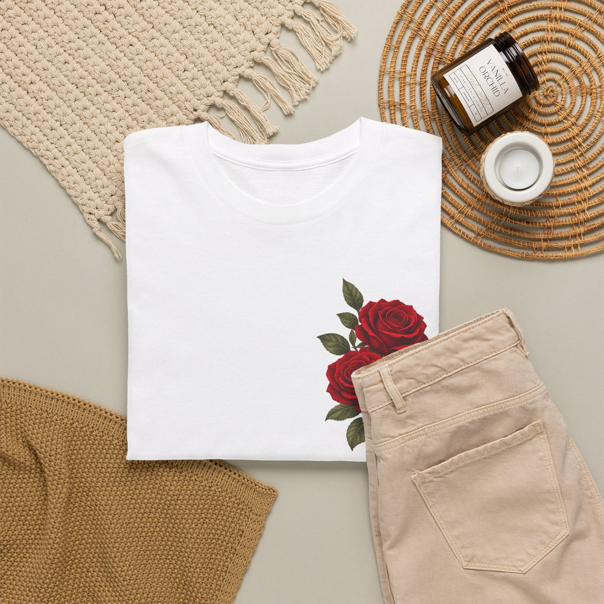 Red Rose Bouquet T-Shirt