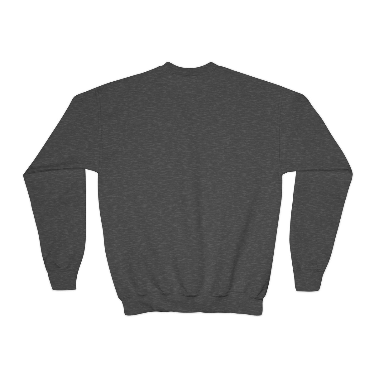 Youth Crewneck Sweatshirt — "Little Star, Big Dreams" Purple Cartoon Graphic