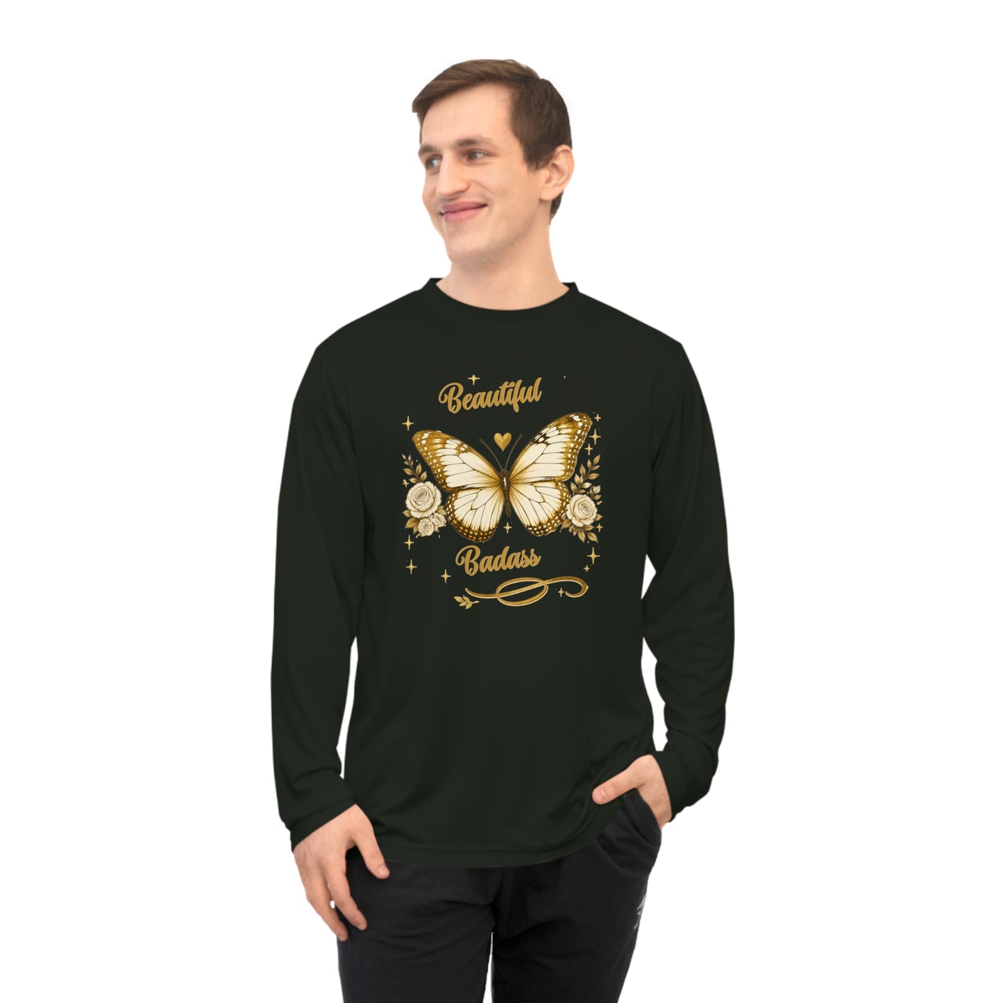 Beautiful Badass Butterfly Long Sleeve Shirt