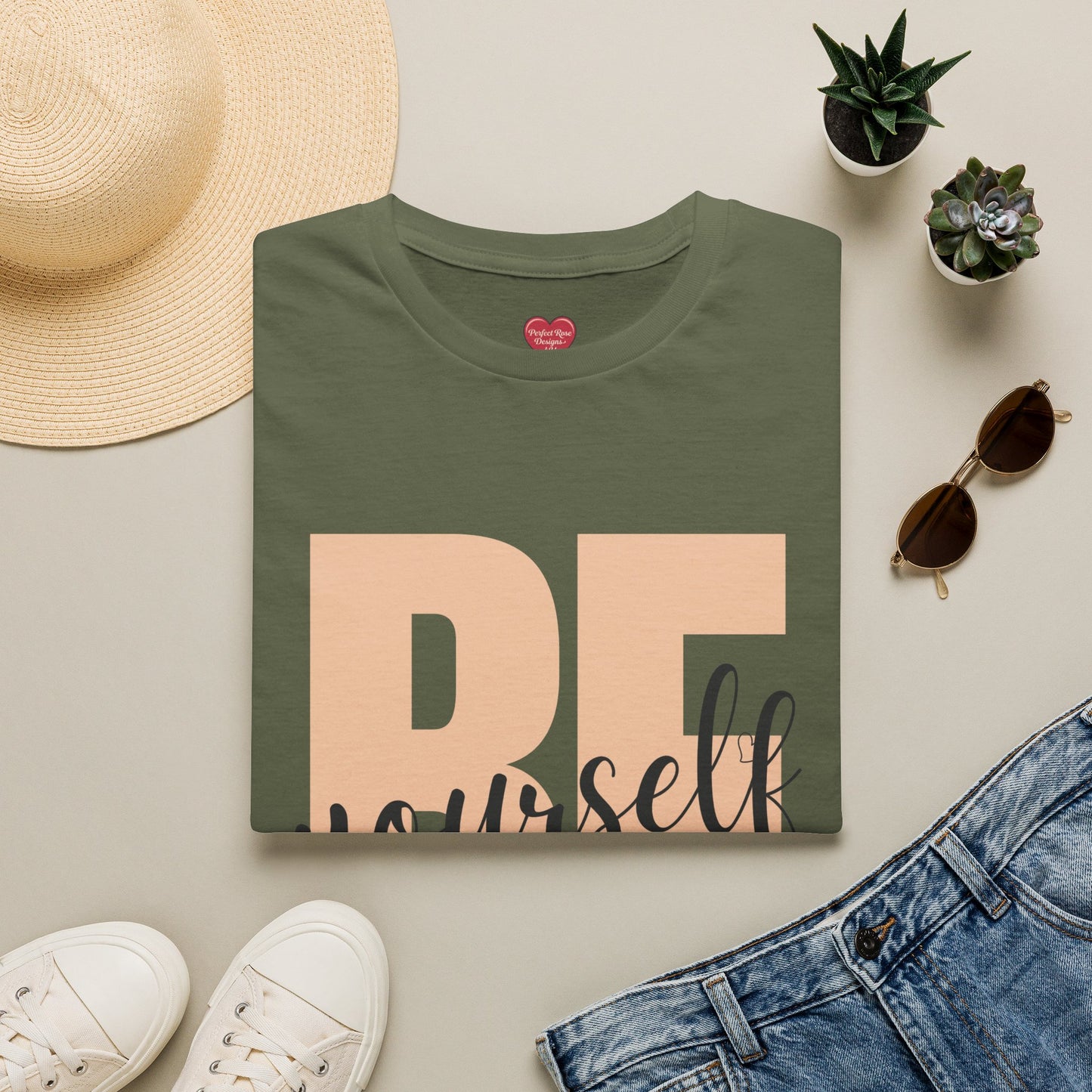 BE Yourself T-Shirt — Positive Message Graphic Tee