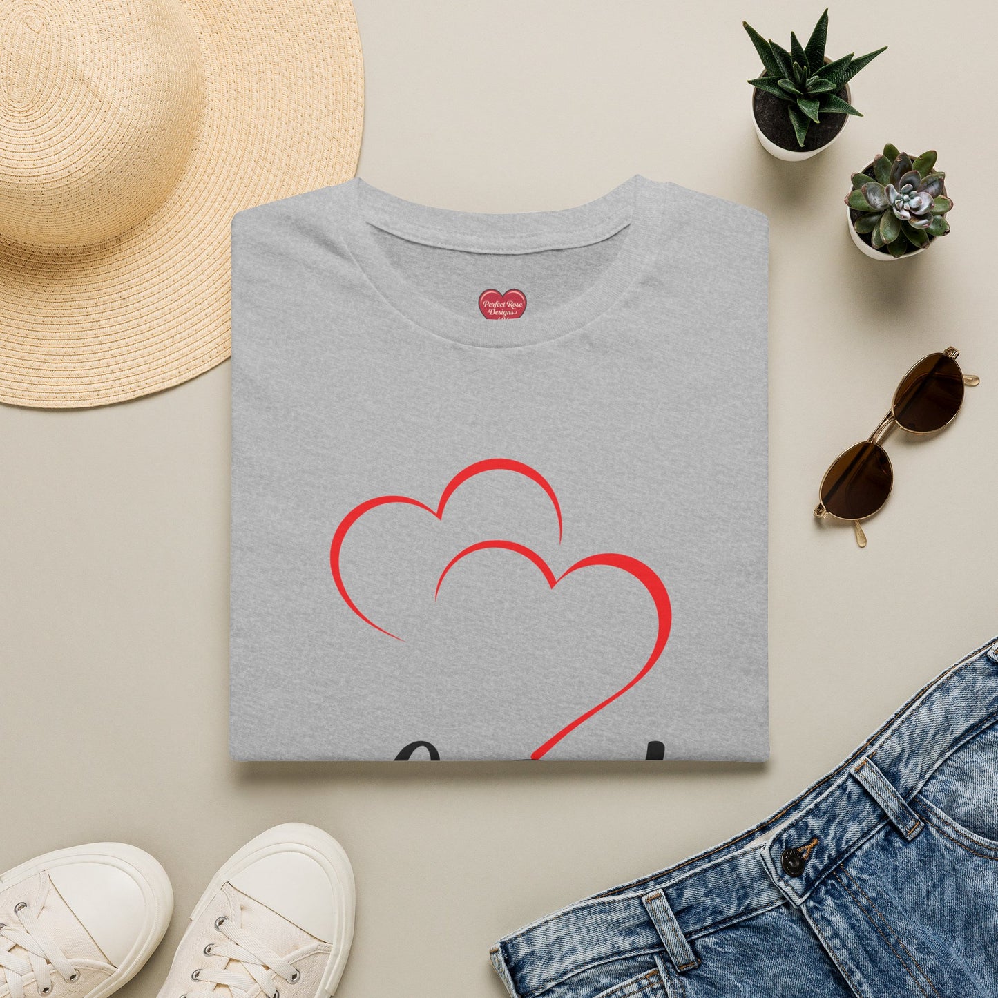 Love Heart T-Shirt — Romantic Red Heart Design for Valentine’s Day & Everyday