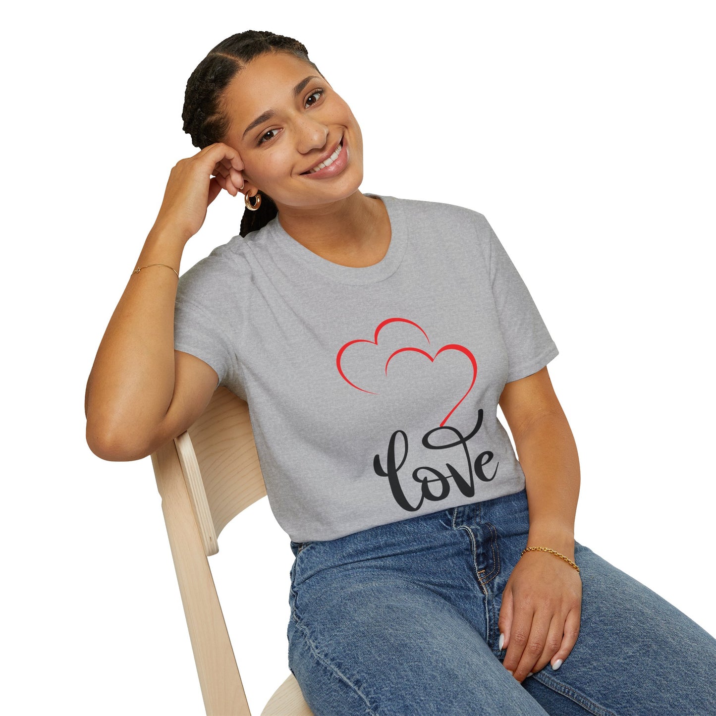 Love Heart T-Shirt — Romantic Red Heart Design for Valentine’s Day & Everyday