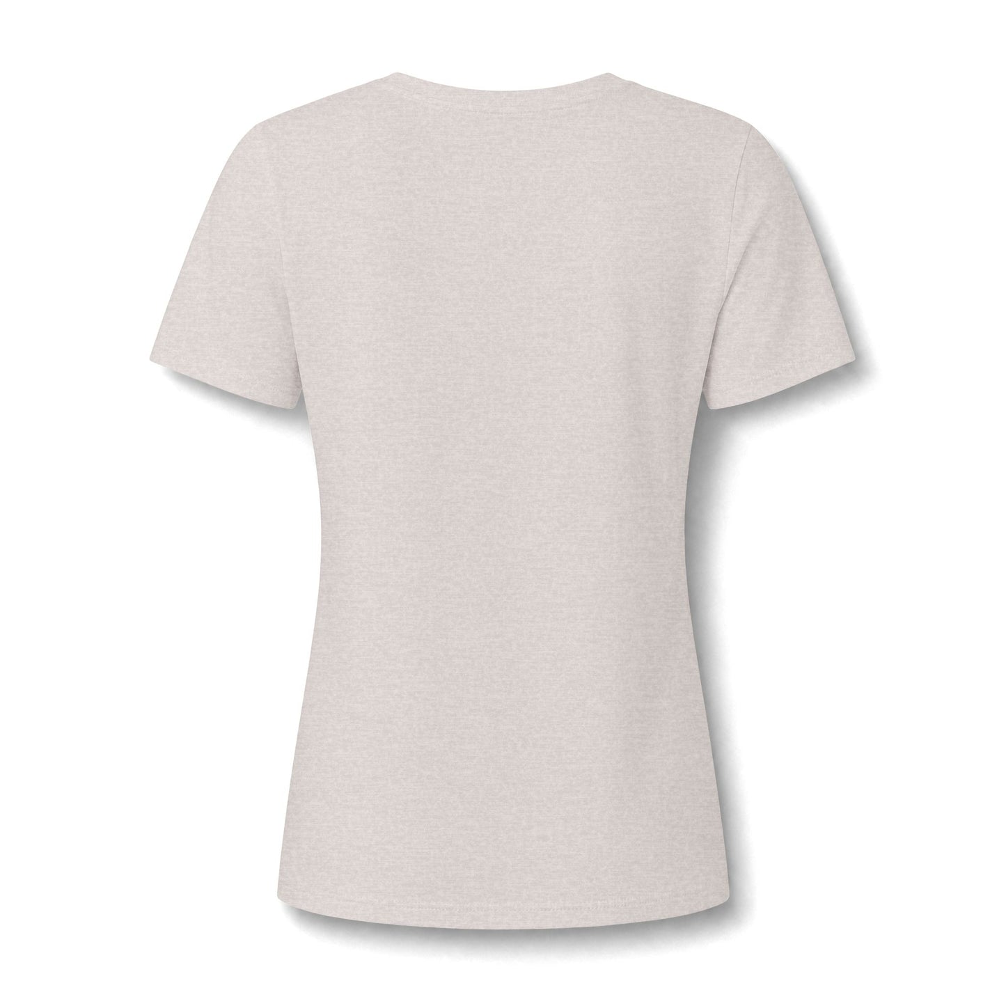 V-Neck Tee — "Strong Without Being Brutal" Floral Inspirational Women's Shirt
