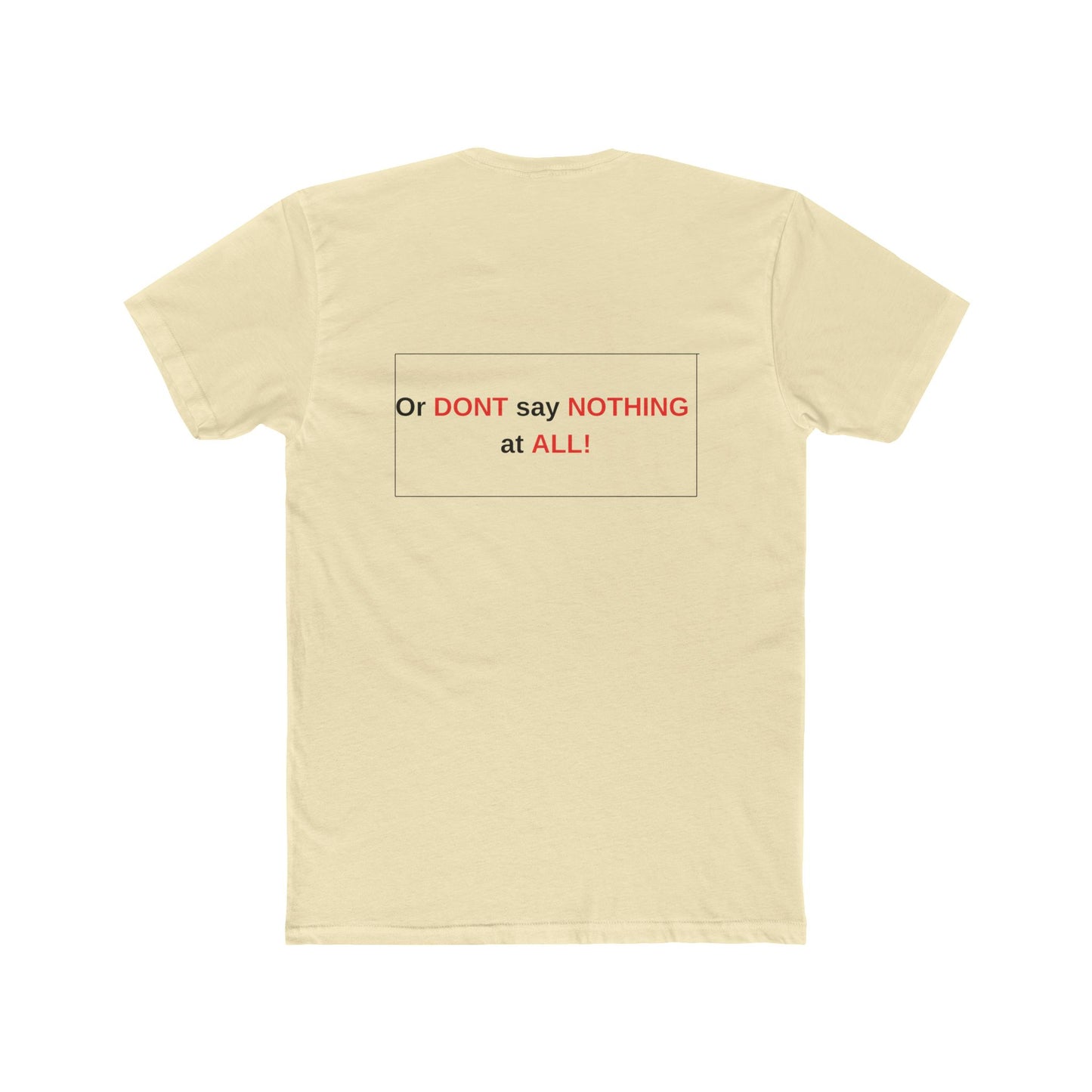 Unisex Cotton Crew Tee