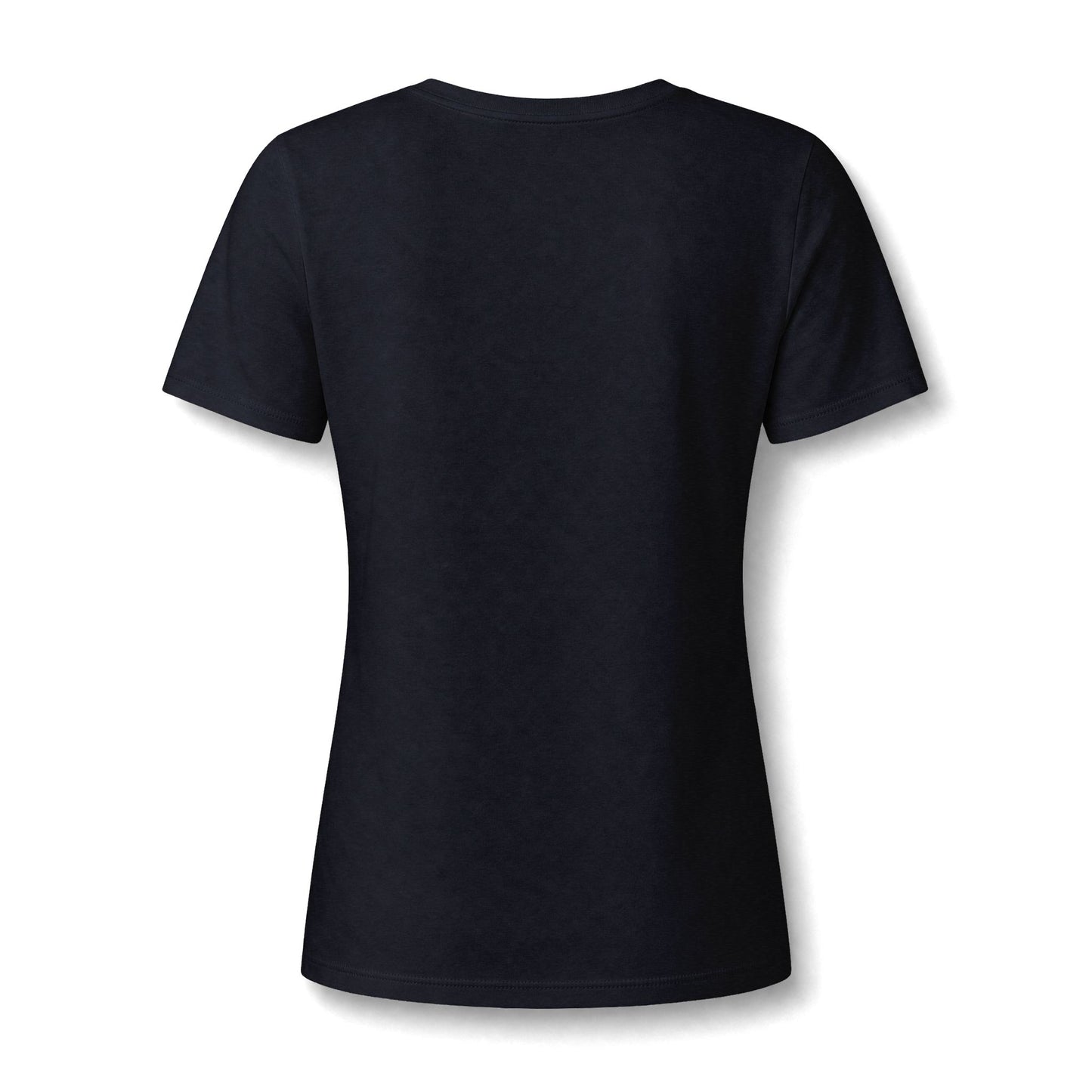 Floral Pink Bow V-Neck Tee — Women's Romantic Rose Ribbon Shirt