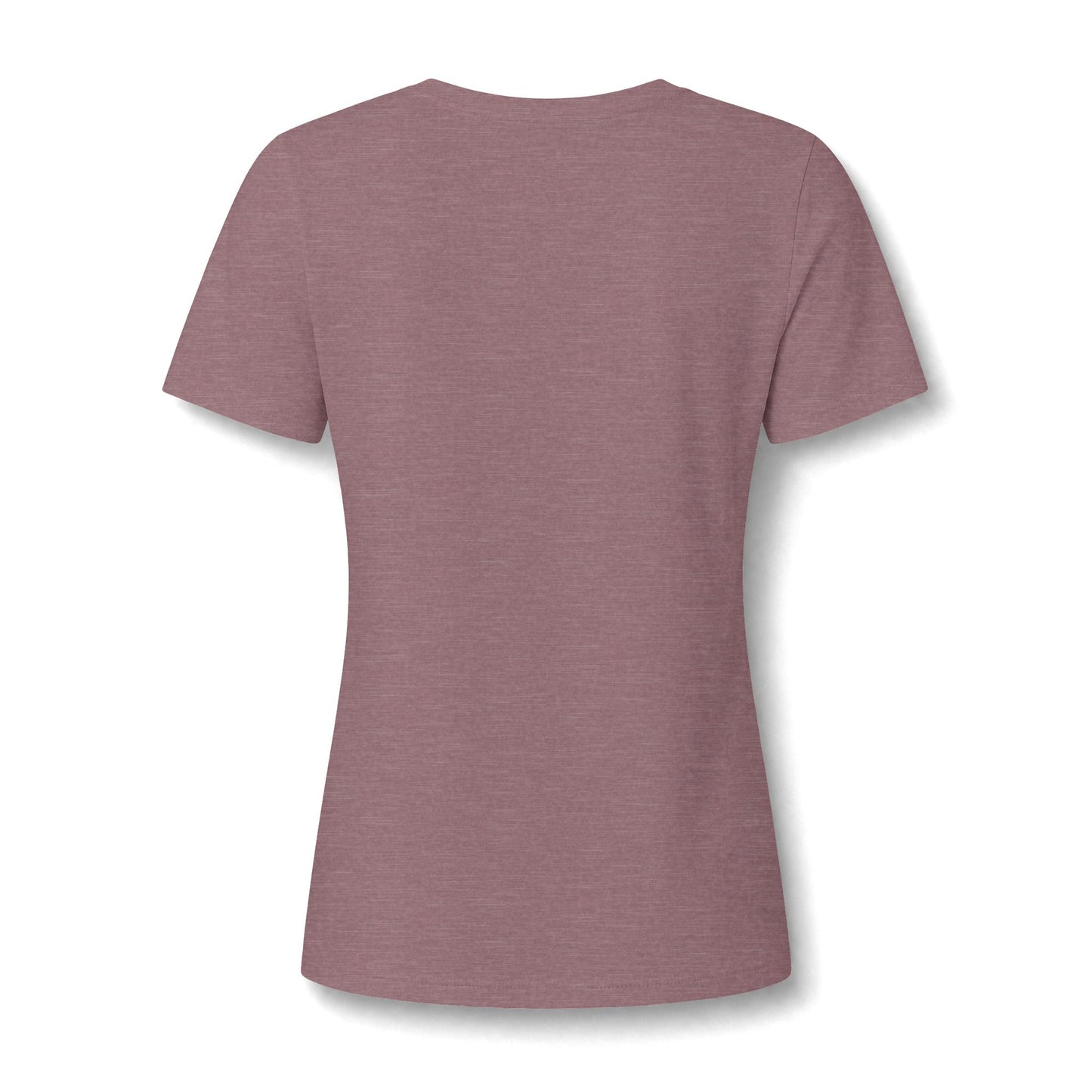 V-Neck Tee — "Strong Without Being Brutal" Floral Inspirational Women's Shirt