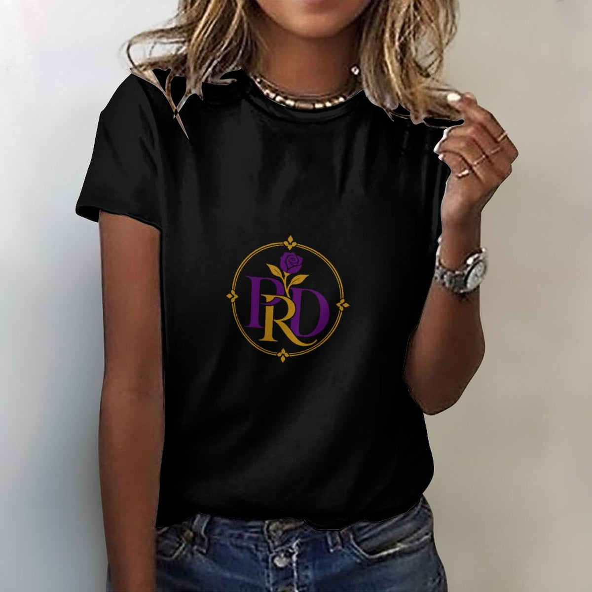 Woman’s 190gsm Cotton Summer Short Sleeve T-Shirts for Women