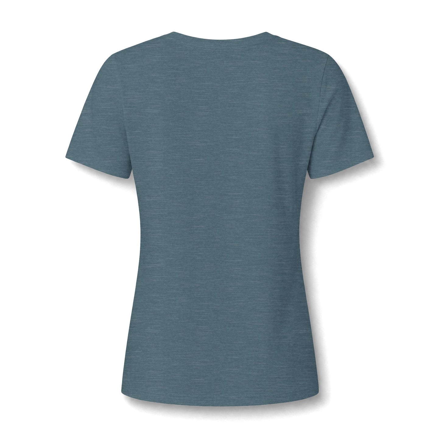 V-Neck Tee — "Strong Without Being Brutal" Floral Inspirational Women's Shirt