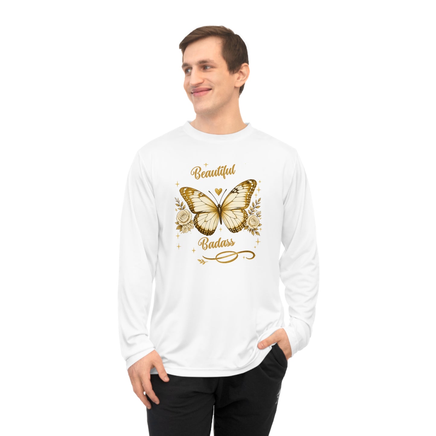 Beautiful Badass Butterfly Long Sleeve Shirt