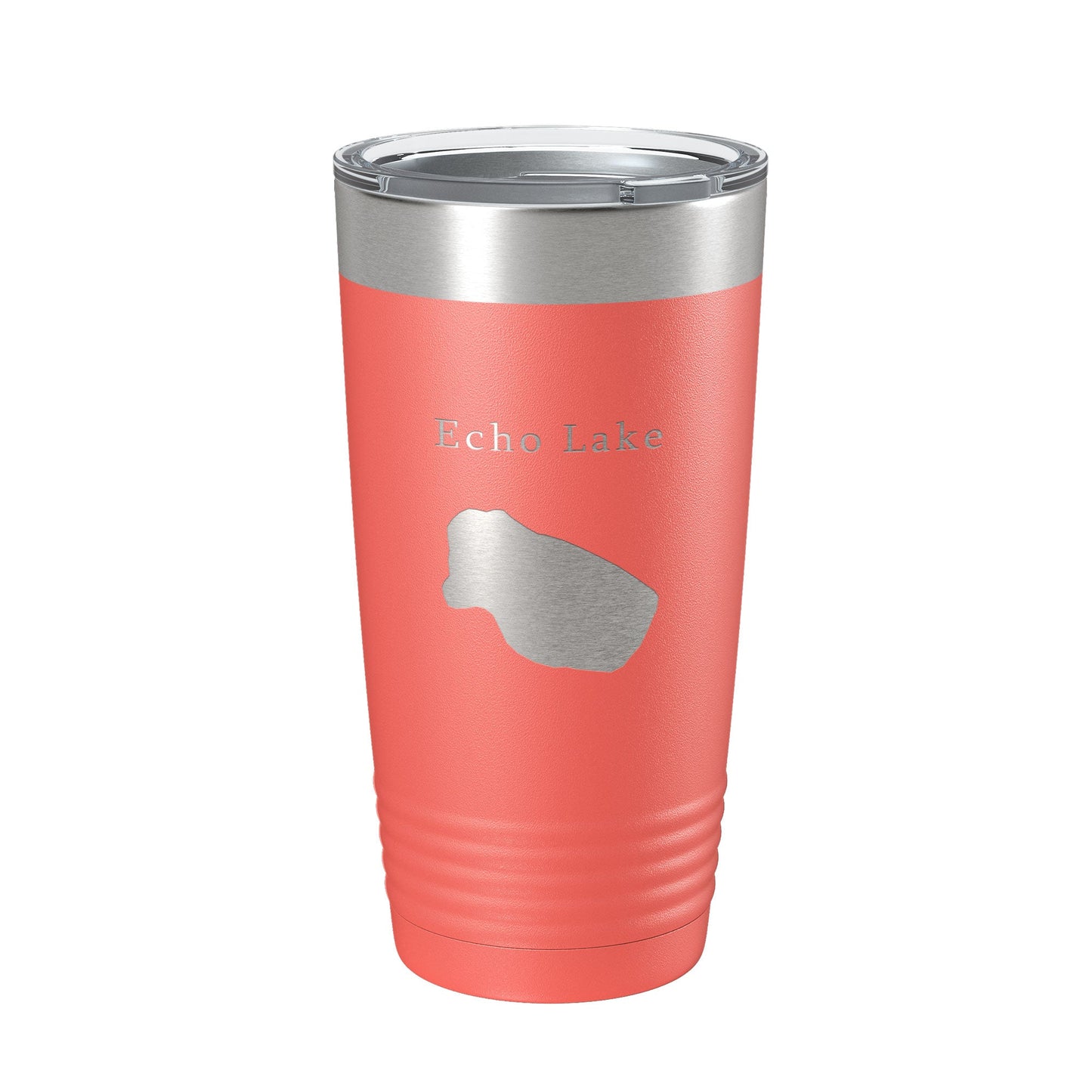 Echo Lake Map Tumbler Travel Mug Insulated Laser Engraved Coffee Cup Colorado 20 oz-20