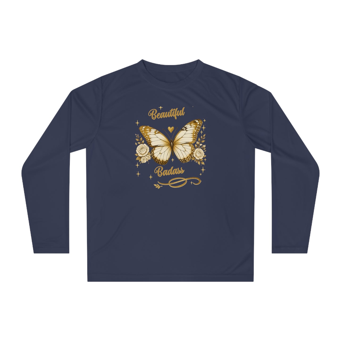 Beautiful Badass Butterfly Long Sleeve Shirt