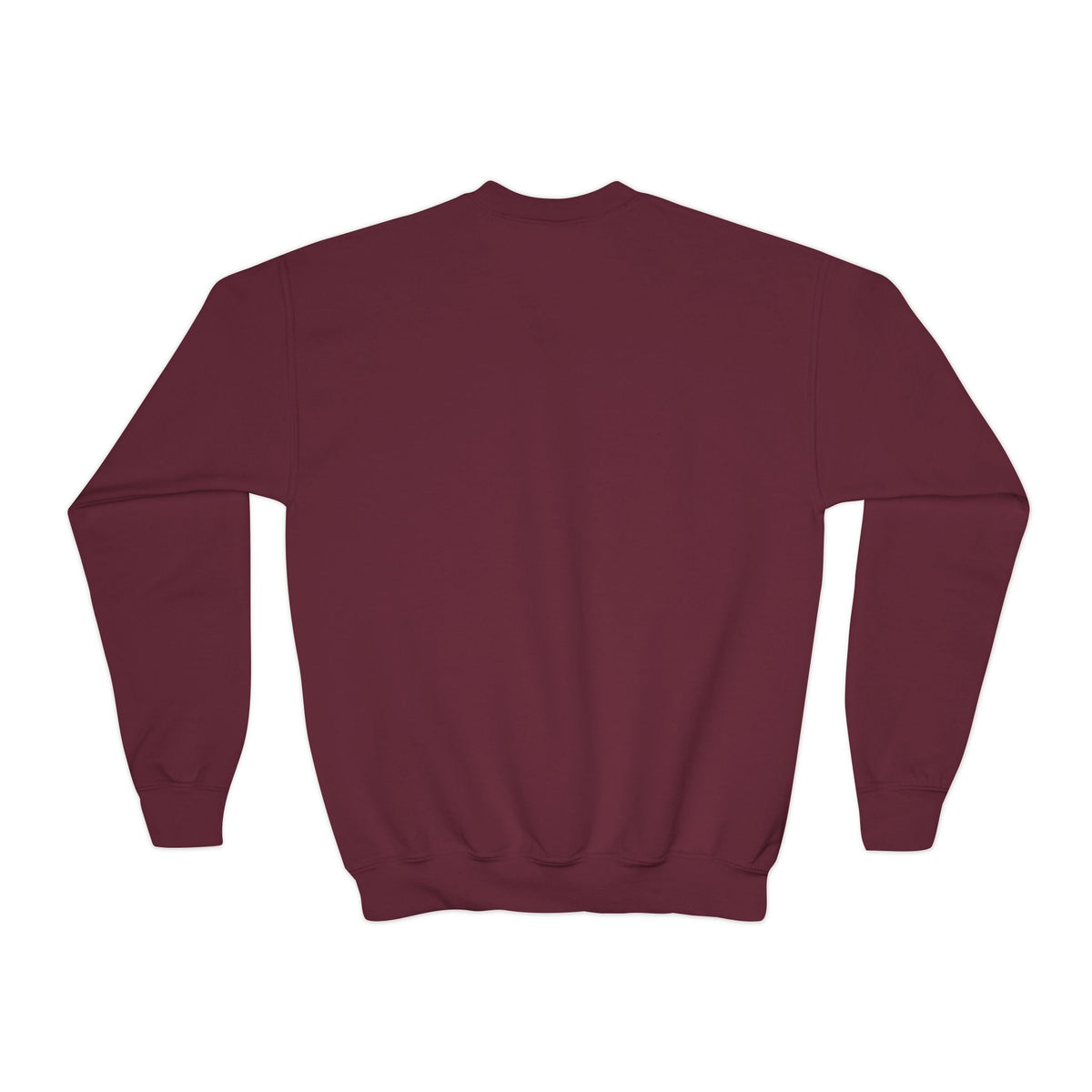 Youth Crewneck Sweatshirt — "Little Star, Big Dreams" Purple Cartoon Graphic