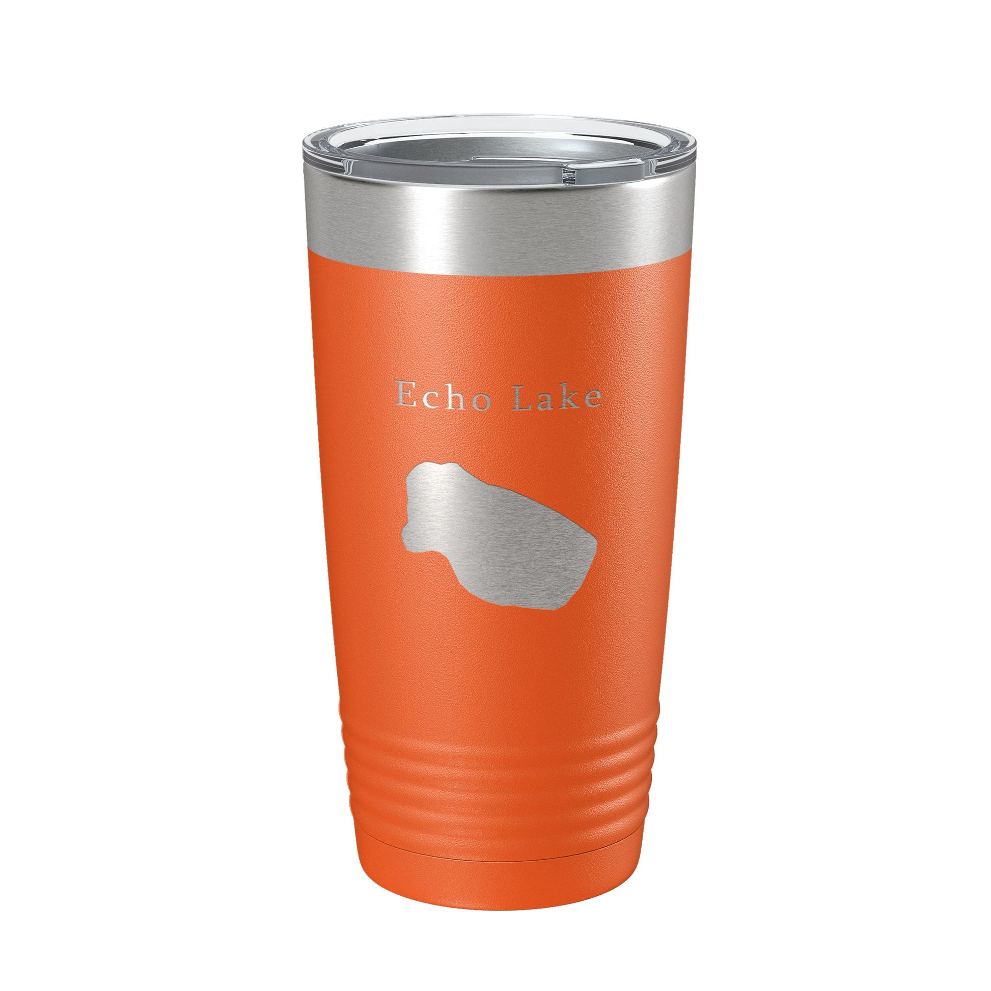 Echo Lake Map Tumbler Travel Mug Insulated Laser Engraved Coffee Cup Colorado 20 oz-17