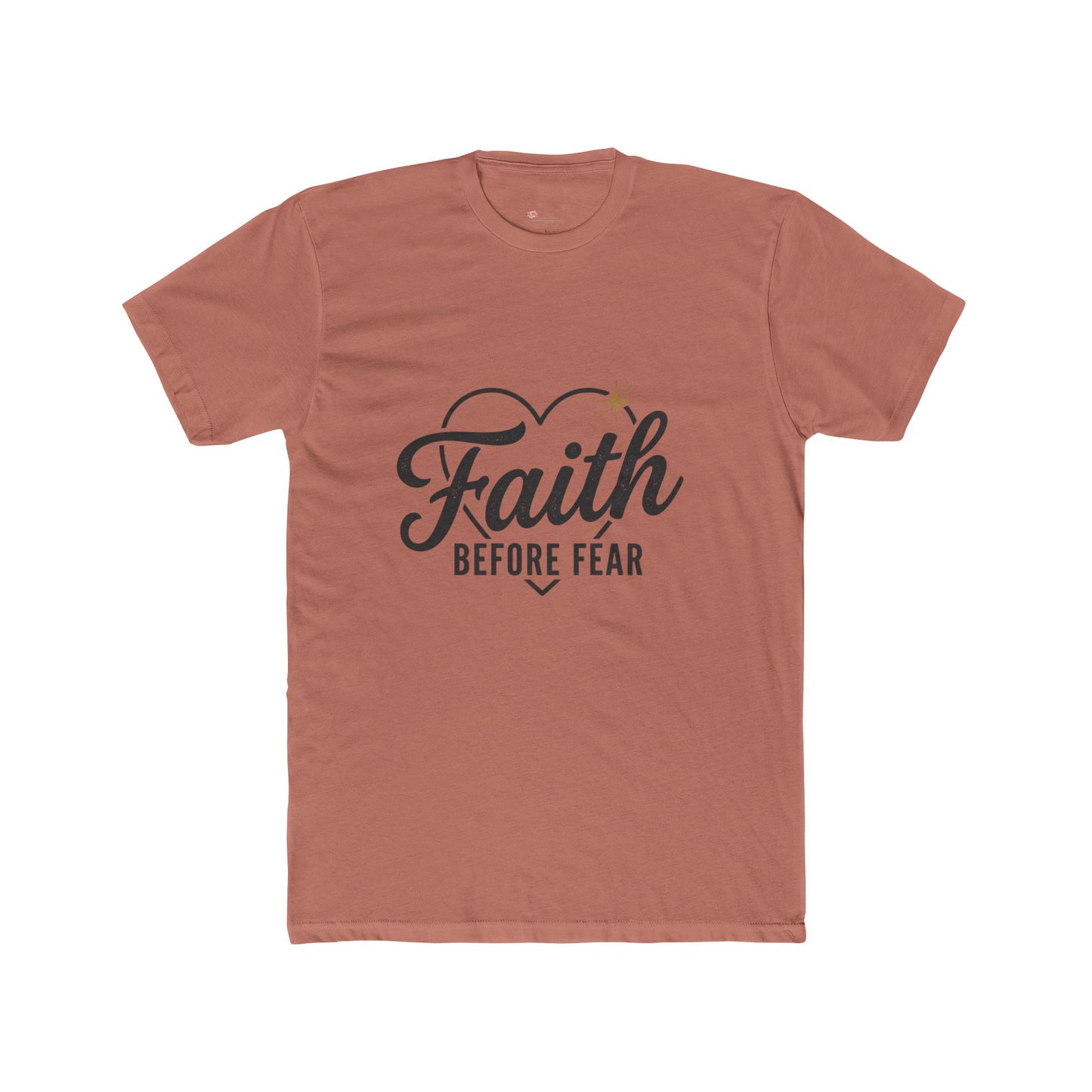 Faith Before Fear T-Shirt — Inspirational Christian Tee