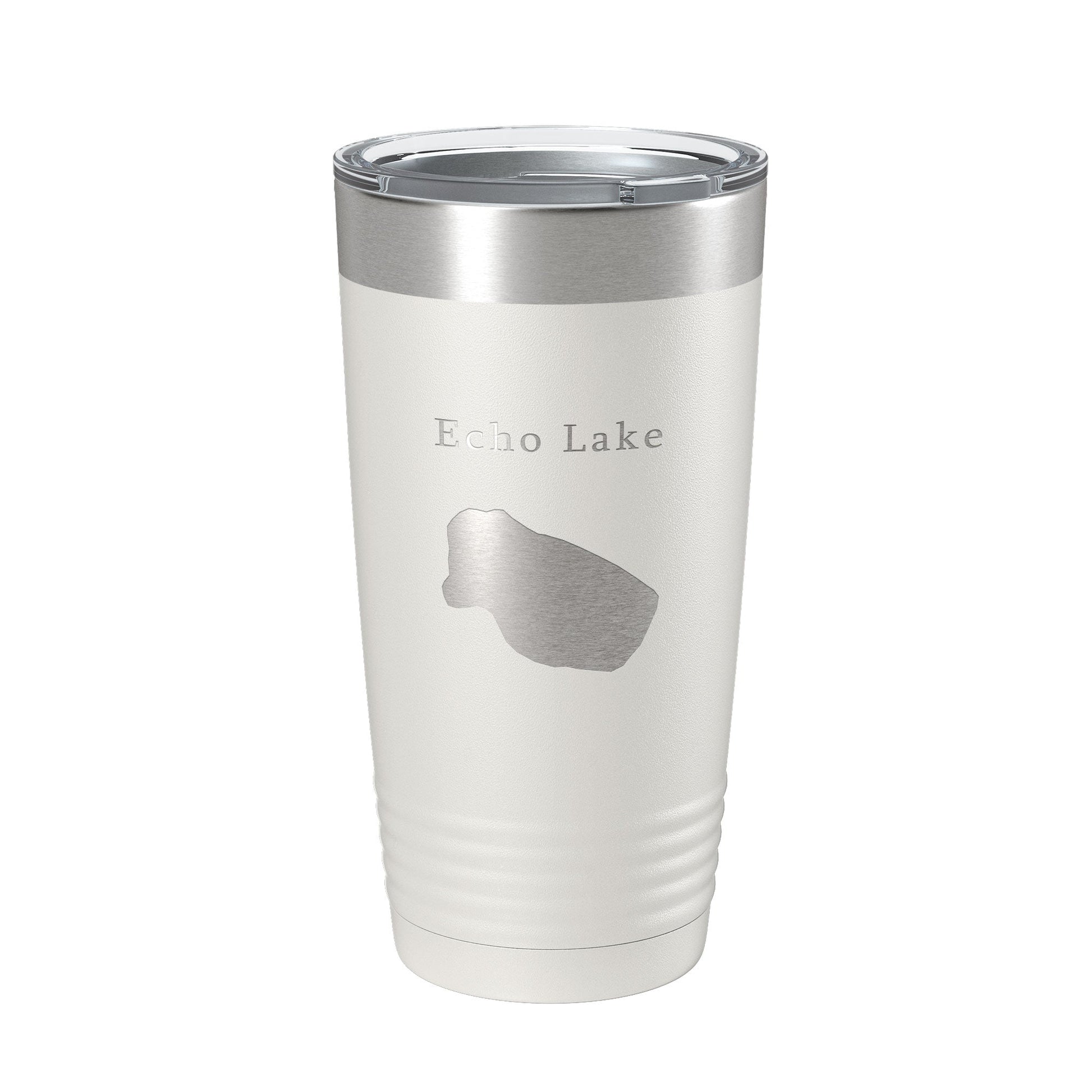 Echo Lake Map Tumbler Travel Mug Insulated Laser Engraved Coffee Cup Colorado 20 oz-7