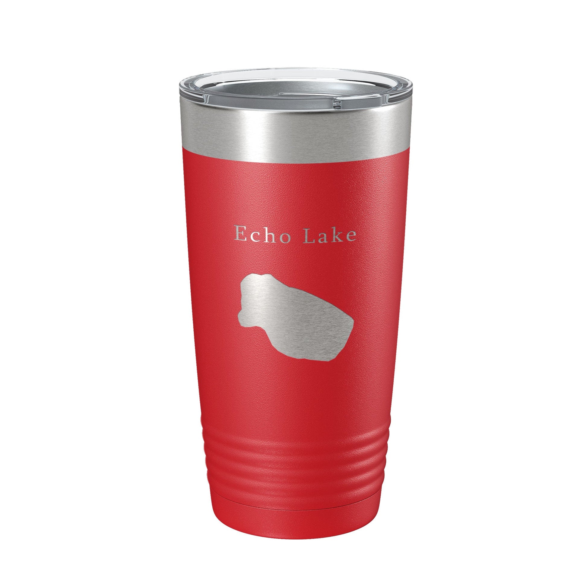 Echo Lake Map Tumbler Travel Mug Insulated Laser Engraved Coffee Cup Colorado 20 oz-10