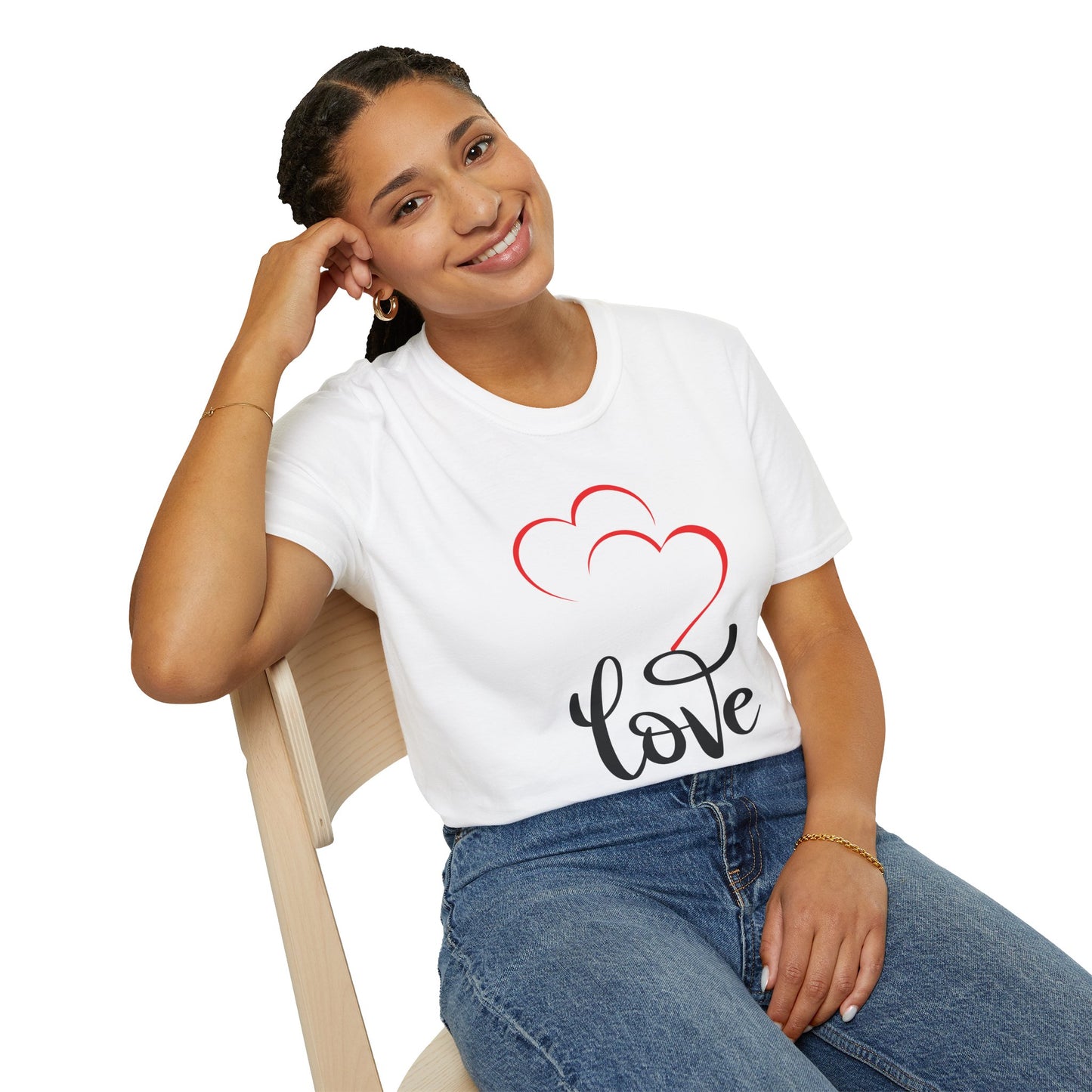 Love Heart T-Shirt — Romantic Red Heart Design for Valentine’s Day & Everyday