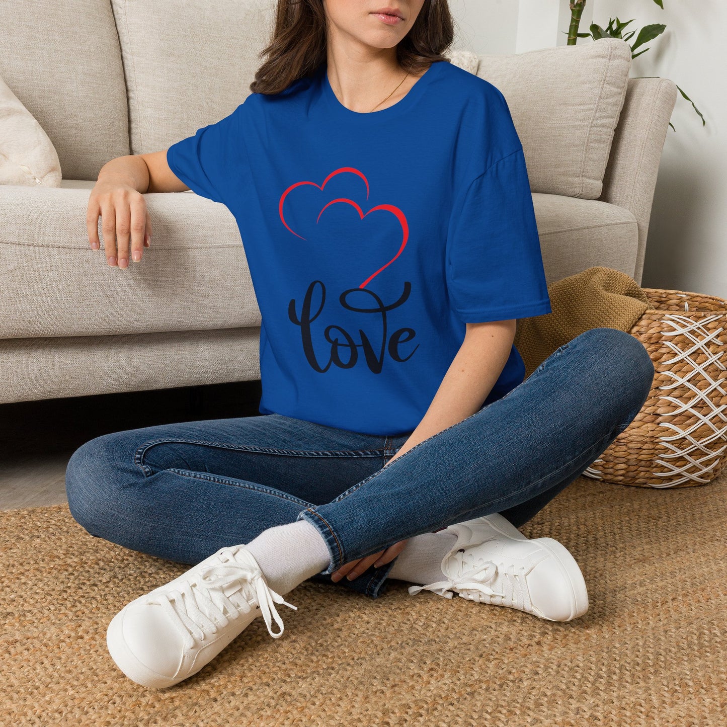 Love Heart T-Shirt — Romantic Red Heart Design for Valentine’s Day & Everyday