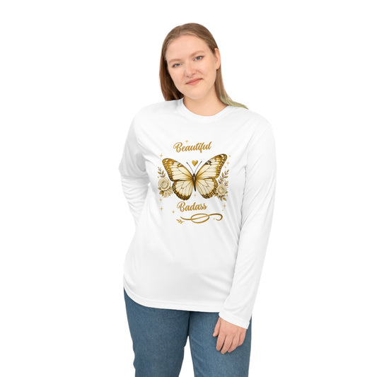 Beautiful Badass Butterfly Long Sleeve Shirt