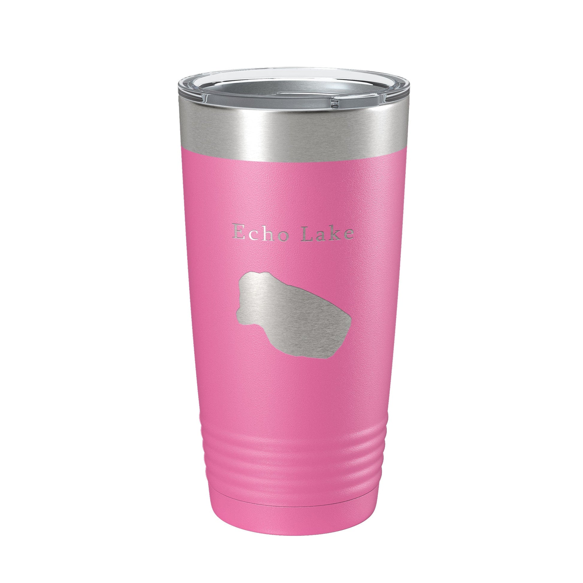 Echo Lake Map Tumbler Travel Mug Insulated Laser Engraved Coffee Cup Colorado 20 oz-11