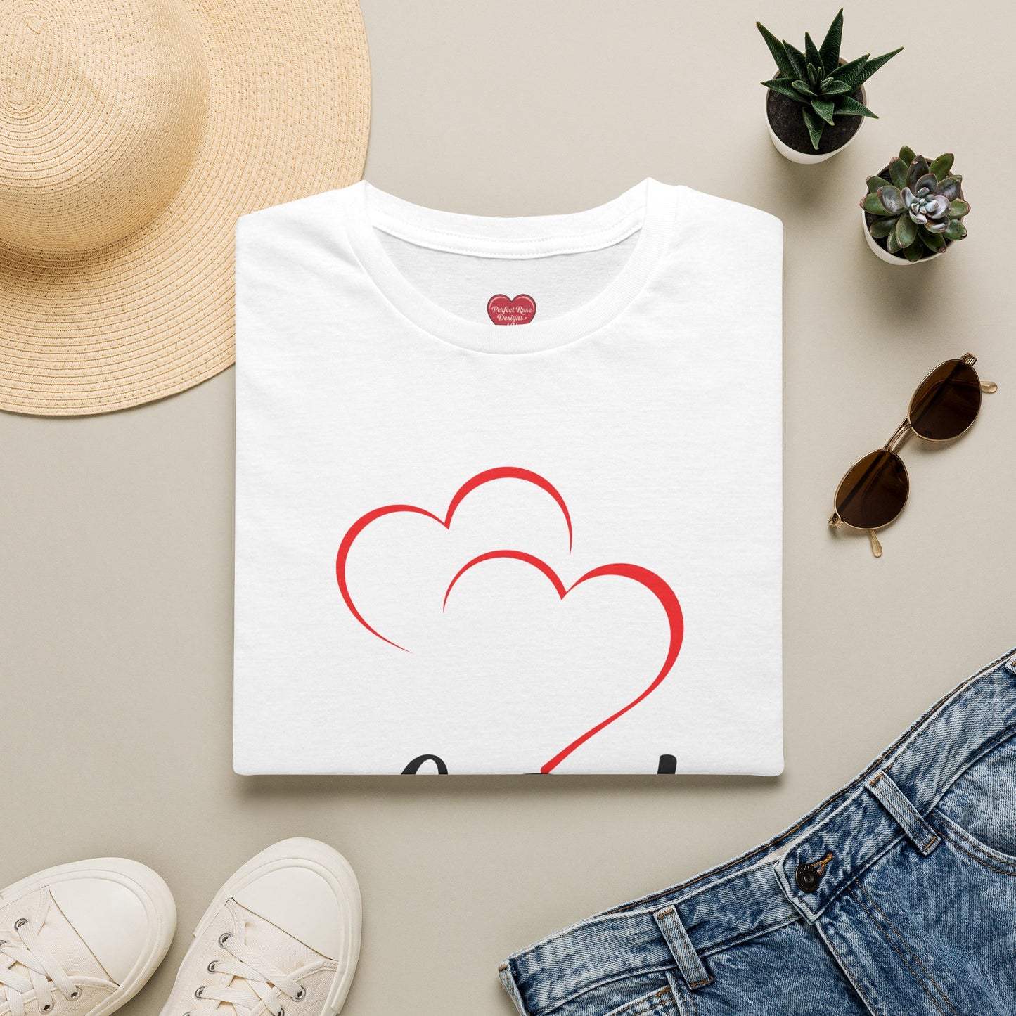 Love Heart T-Shirt — Romantic Red Heart Design for Valentine’s Day & Everyday