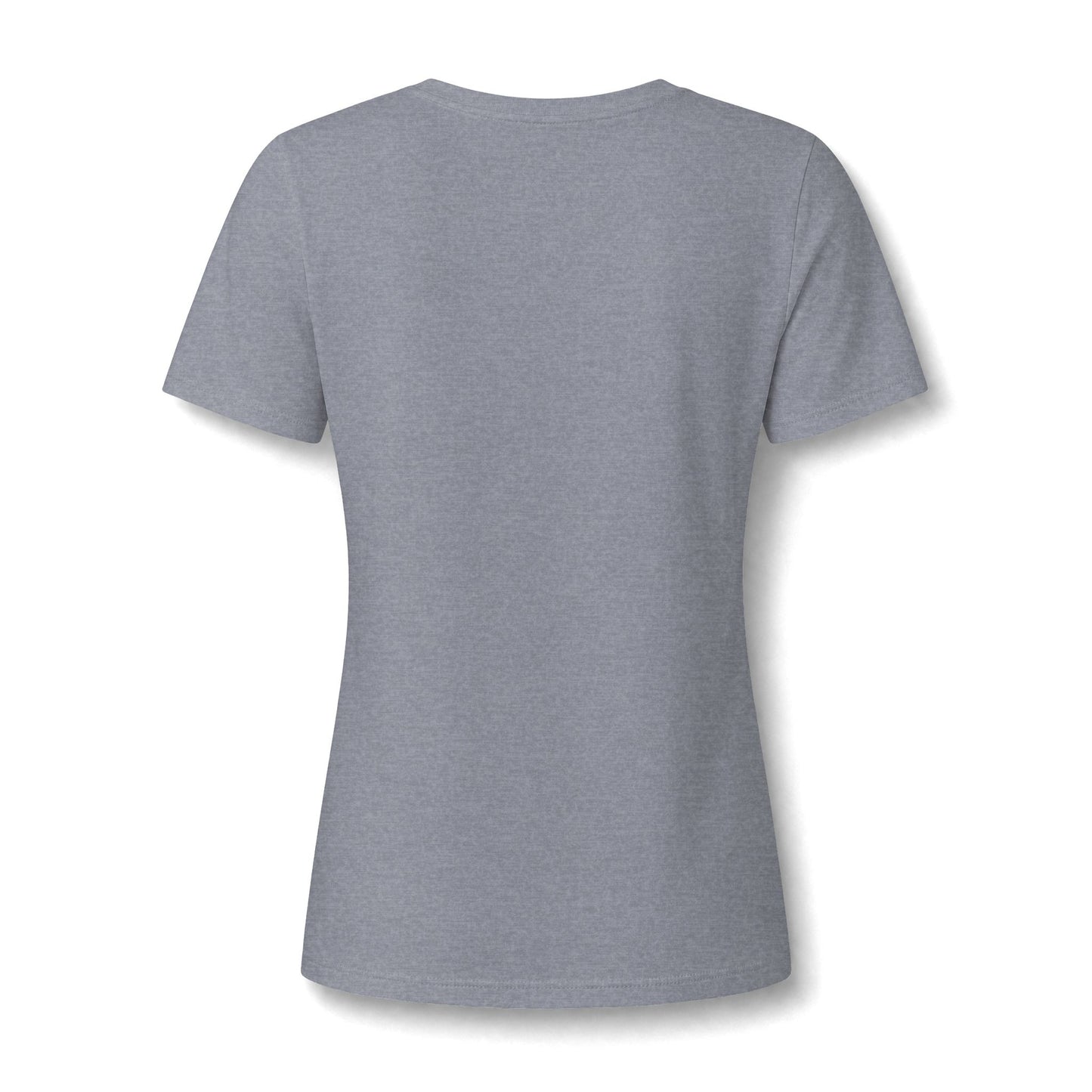 V-Neck Tee — "Strong Without Being Brutal" Floral Inspirational Women's Shirt