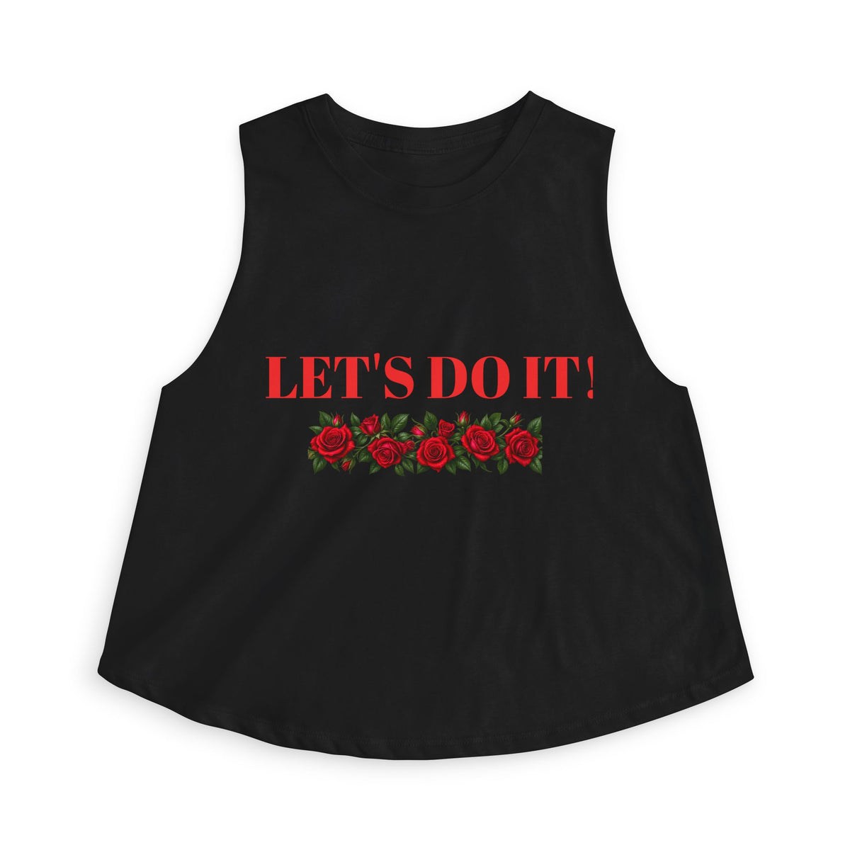 Let’s Do It! Floral Women’s Crop Top