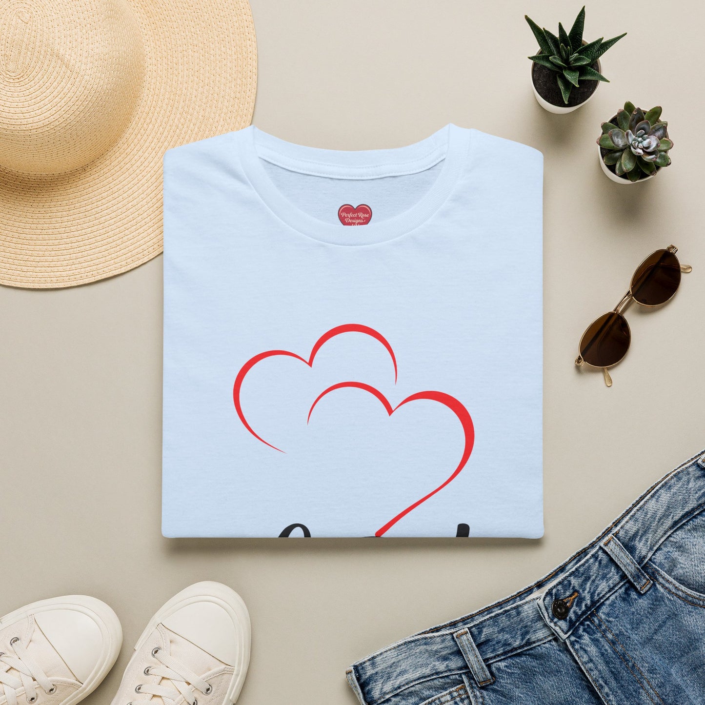 Love Heart T-Shirt — Romantic Red Heart Design for Valentine’s Day & Everyday