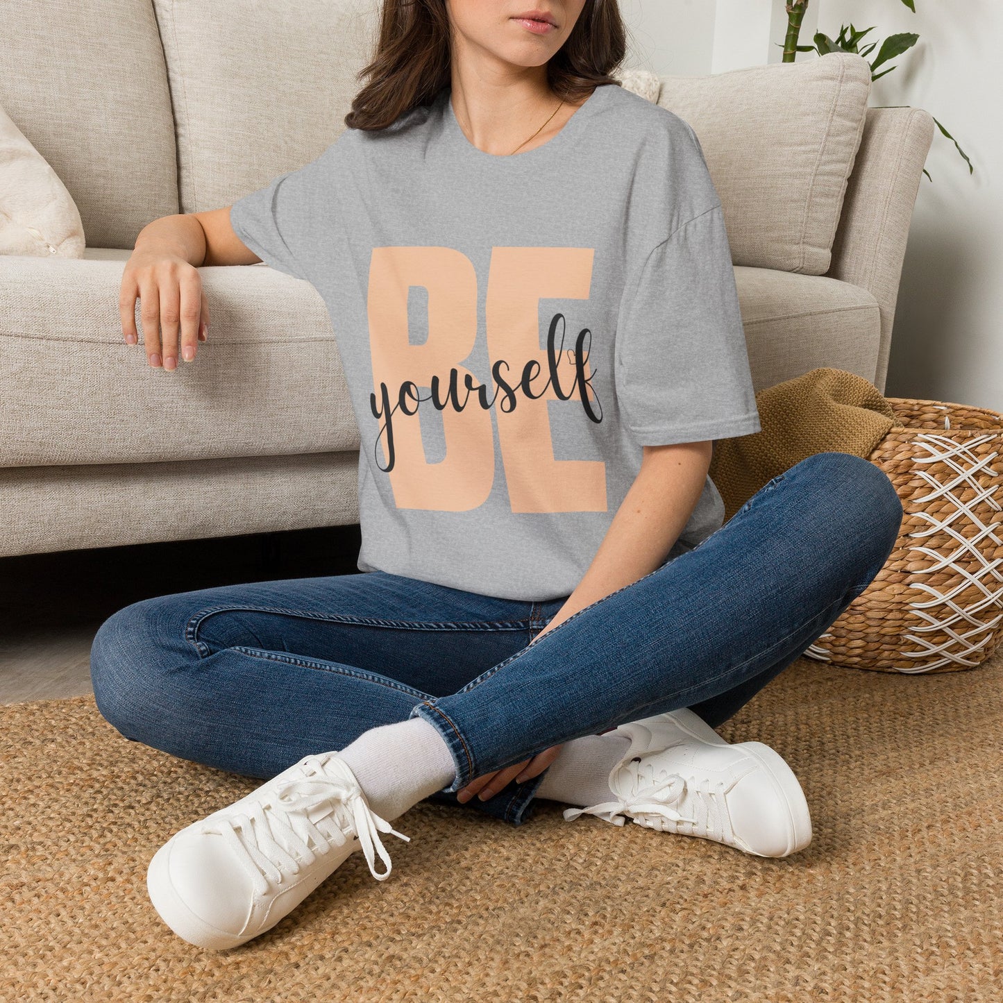 BE Yourself T-Shirt — Positive Message Graphic Tee