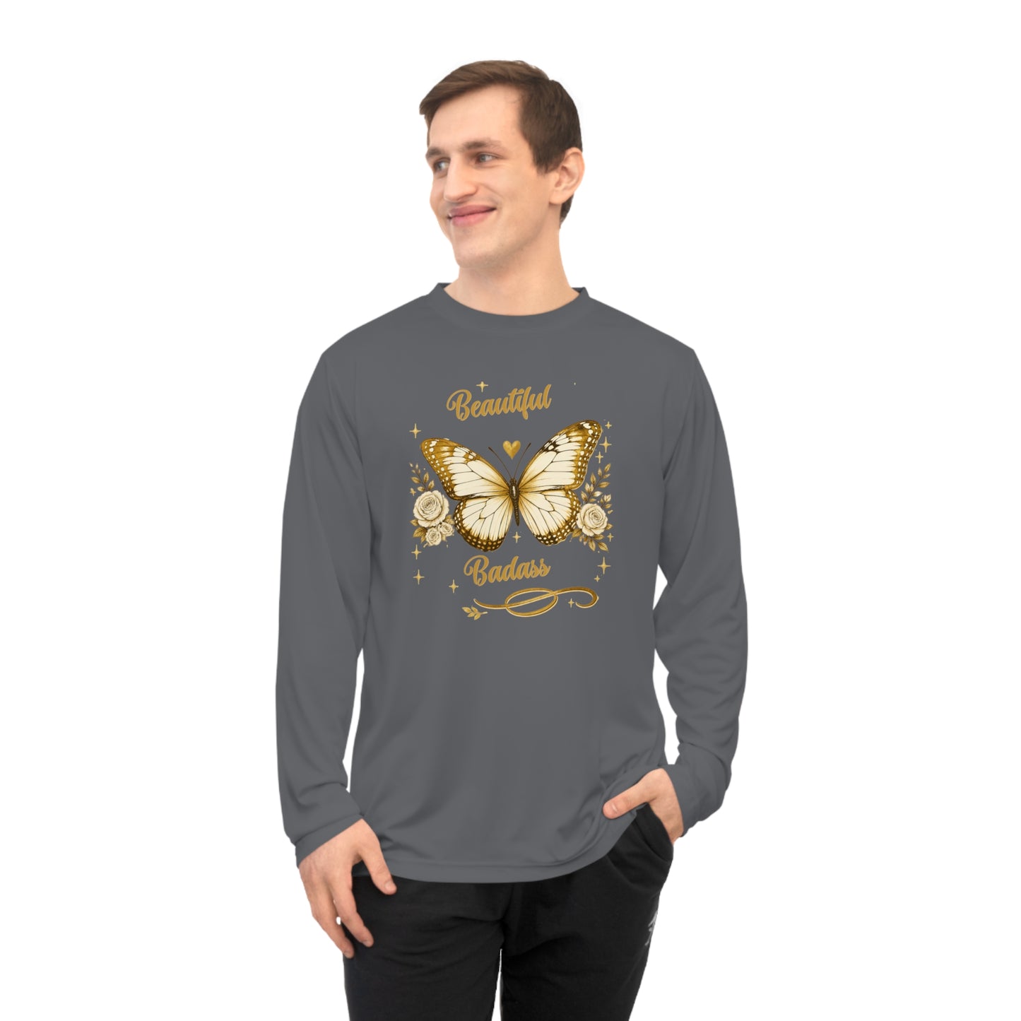 Beautiful Badass Butterfly Long Sleeve Shirt