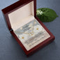 Mother Daughter 10 k Gold Diamond Cut Everlasting Heart Necklace----Best seller..