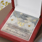 Mother Daughter 10 k Gold Diamond Cut Everlasting Heart Necklace----Best seller..