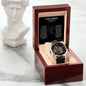 To My husband Open Works Watch  with gift box8 a heartfelt message from wifey.... HOT SELLER