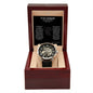 To My husband Open Works Watch  with gift box8 a heartfelt message from wifey.... HOT SELLER