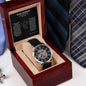To My husband Open Works Watch  with gift box8 a heartfelt message from wifey.... HOT SELLER