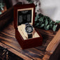 To My husband Open Works Watch  with gift box8 a heartfelt message from wifey.... HOT SELLER