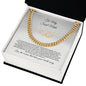 Gift  for Soul Mate Cuban Link Mens Chain LUX BOX+ LENGTH EXTENTION
