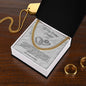 Gift for husband from wife Cuban link 14k or sterling silver chain *Made in U.S.A