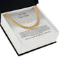 Gift  for Soul Mate Cuban Link Mens Chain LUX BOX+ LENGTH EXTENTION
