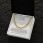Gift  for Soul Mate Cuban Link Mens Chain LUX BOX+ LENGTH EXTENTION
