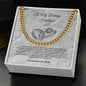 Gift for husband from wife Cuban link 14k or sterling silver chain *Made in U.S.A