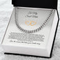Gift  for Soul Mate Cuban Link Mens Chain LUX BOX+ LENGTH EXTENTION