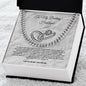 Gift for husband from wife Cuban link 14k or sterling silver chain *Made in U.S.A