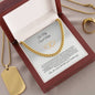 Gift  for Soul Mate Cuban Link Mens Chain LUX BOX+ LENGTH EXTENTION